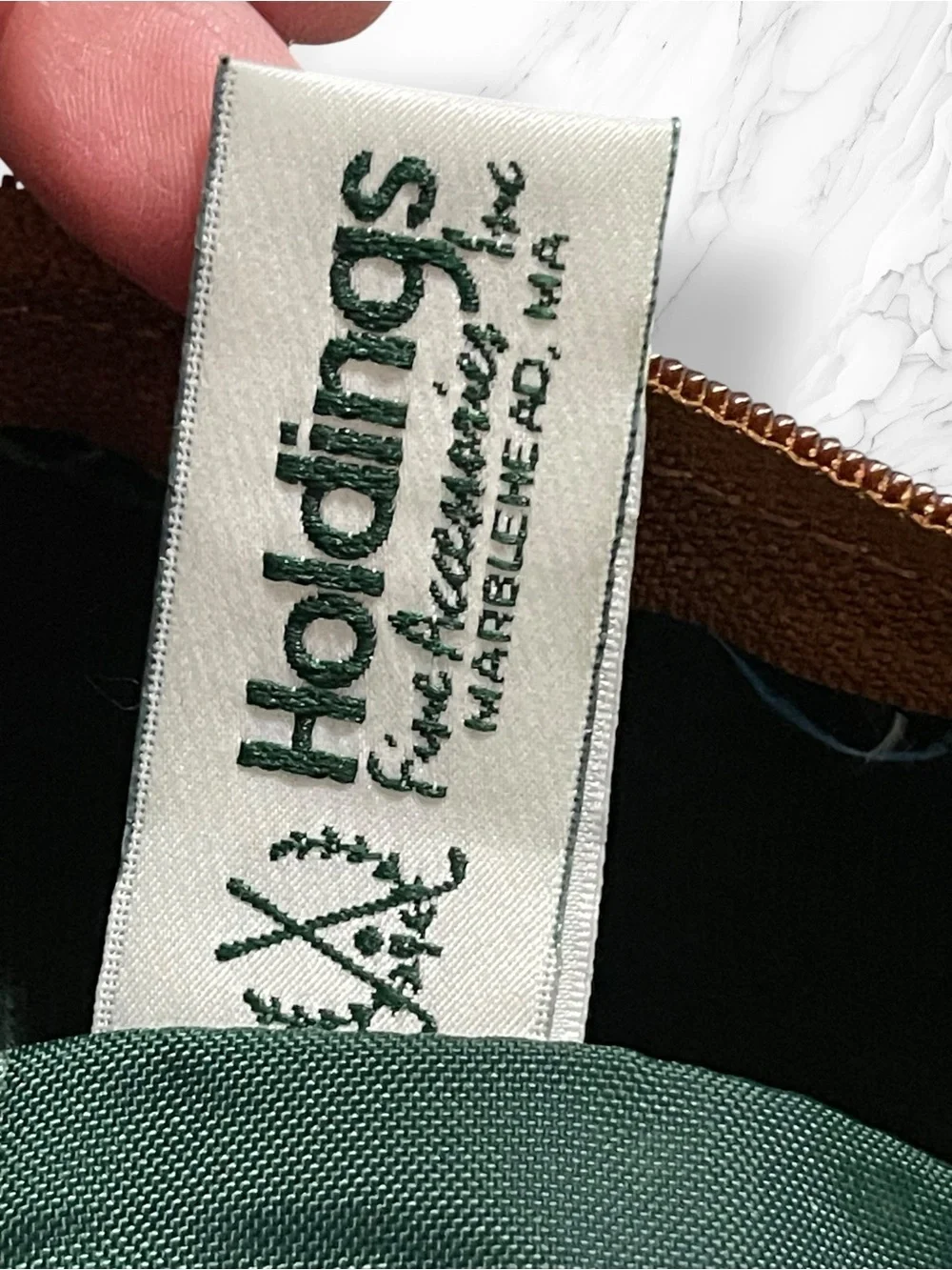 Vintage Holdings Tapestry Golf Shoe Bag Travel Case Zippered